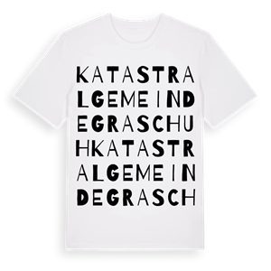 Katastralgemeinde Graschuh ordlek t-shirt – ekologisk bomull t-shirt från Pinshirt