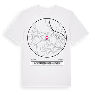 Katastralgemeinde Gratwein t-shirt – ekologisk bomull t-shirt från Pinshirt