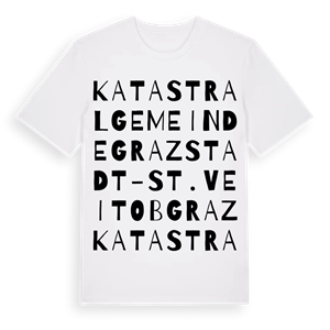 Katastralgemeinde Graz Stadt-St. Veit ob Graz ordlek t-shirt – ekologisk bomull t-shirt från Pinshirt