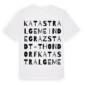 Katastralgemeinde Graz Stadt-Thondorf ordlek t-shirt – ekologisk bomull t-shirt från Pinshirt