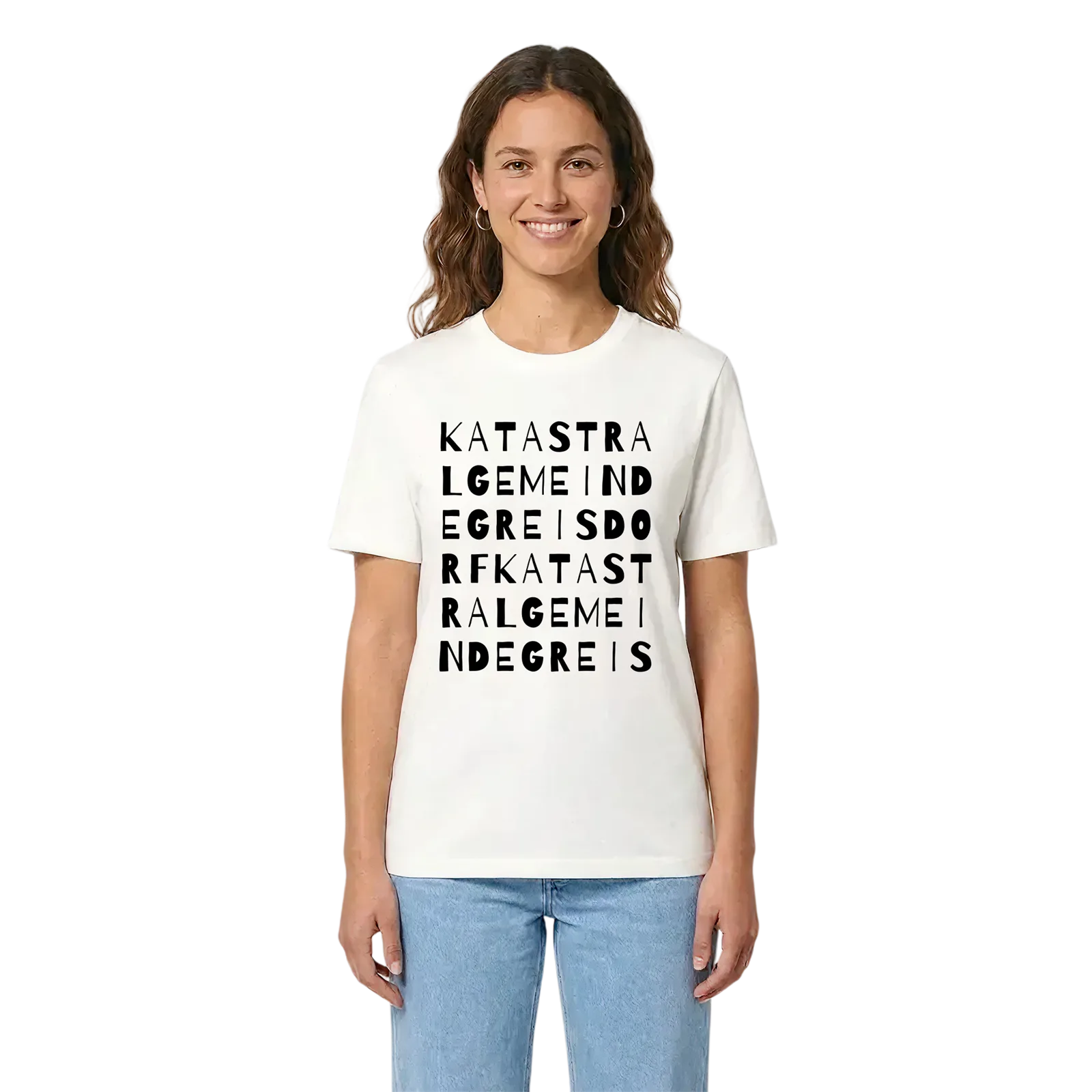 Katastralgemeinde Greisdorf ordlek t-shirt – White, i miljö