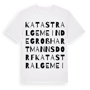 Katastralgemeinde Großhartmannsdorf ordlek t-shirt – ekologisk bomull t-shirt från Pinshirt