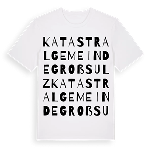 Katastralgemeinde Großsulz ordlek t-shirt – ekologisk bomull t-shirt från Pinshirt