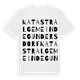 Katastralgemeinde Gundersdorf ordlek t-shirt