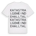 Katastralgemeinde Halltal ordlek t-shirt