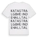 Katastralgemeinde Halltal ordlek t-shirt