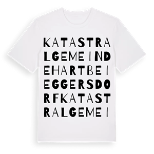 Katastralgemeinde Hart bei Eggersdorf ordlek t-shirt – ekologisk bomull t-shirt från Pinshirt