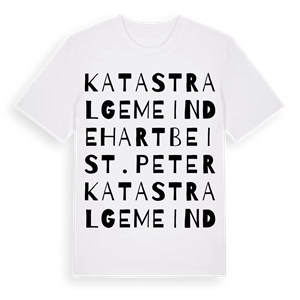 Katastralgemeinde Hart bei St. Peter ordlek t-shirt – ekologisk bomull t-shirt från Pinshirt