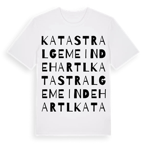 Katastralgemeinde Hartl ordlek t-shirt – ekologisk bomull t-shirt från Pinshirt