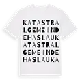 Katastralgemeinde Haslau ordlek t-shirt