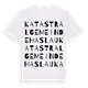 Katastralgemeinde Haslau ordlek t-shirt