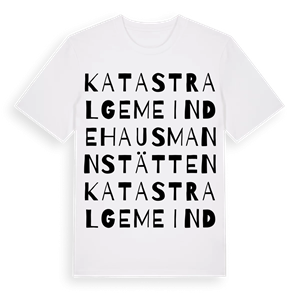 Katastralgemeinde Hausmannstätten ordlek t-shirt – ekologisk bomull t-shirt från Pinshirt