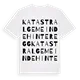 Katastralgemeinde Hinteregg ordlek t-shirt