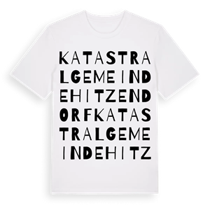 Katastralgemeinde Hitzendorf ordlek t-shirt – ekologisk bomull t-shirt från Pinshirt