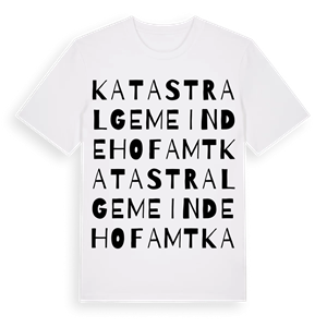 Katastralgemeinde Hofamt ordlek t-shirt – ekologisk bomull t-shirt från Pinshirt