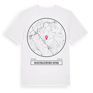 Katastralgemeinde Hofing t-shirt – ekologisk bomull t-shirt från Pinshirt