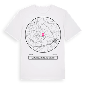 Katastralgemeinde Hofkirchen t-shirt – ekologisk bomull t-shirt från Pinshirt