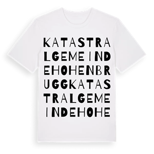 Katastralgemeinde Hohenbrugg ordlek t-shirt – ekologisk bomull t-shirt från Pinshirt