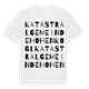 Katastralgemeinde Hohenkogl ordlek t-shirt