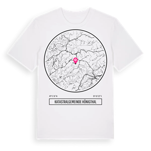 Katastralgemeinde Hönigthal t-shirt – ekologisk bomull t-shirt från Pinshirt