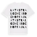 Katastralgemeinde Hopfau ordlek t-shirt