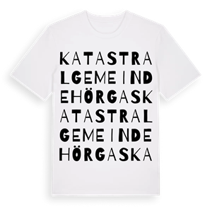 Katastralgemeinde Hörgas ordlek t-shirt – ekologisk bomull t-shirt från Pinshirt
