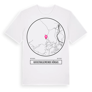 Katastralgemeinde Hörgas t-shirt – ekologisk bomull t-shirt från Pinshirt