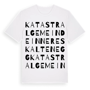 Katastralgemeinde Inneres Kaltenegg ordlek t-shirt – ekologisk bomull t-shirt från Pinshirt