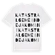 Katastralgemeinde Jakomini ordlek t-shirt