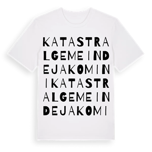 Katastralgemeinde Jakomini ordlek t-shirt – ekologisk bomull t-shirt från Pinshirt