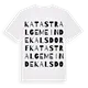 Katastralgemeinde Kalsdorf ordlek t-shirt