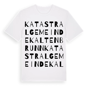 Katastralgemeinde Kaltenbrunn ordlek t-shirt – ekologisk bomull t-shirt från Pinshirt
