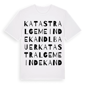 Katastralgemeinde Kandlbauer ordlek t-shirt – ekologisk bomull t-shirt från Pinshirt