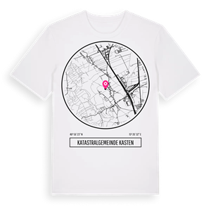 Katastralgemeinde Kasten t-shirt – ekologisk bomull t-shirt från Pinshirt