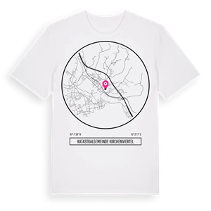 Katastralgemeinde Kirchenviertel t-shirt – ekologisk bomull t-shirt från Pinshirt