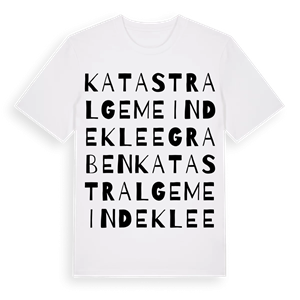 Katastralgemeinde Kleegraben ordlek t-shirt – ekologisk bomull t-shirt från Pinshirt