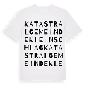 Katastralgemeinde Kleinschlag ordlek t-shirt – ekologisk bomull t-shirt från Pinshirt