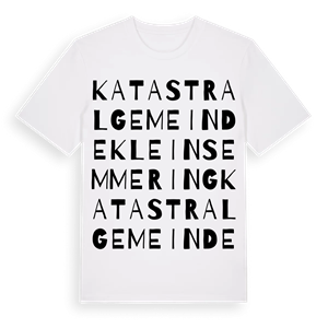 Katastralgemeinde Kleinsemmering ordlek t-shirt – ekologisk bomull t-shirt från Pinshirt