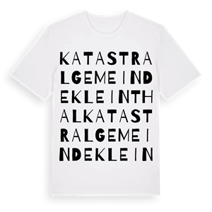 Katastralgemeinde Kleinthal ordlek t-shirt – ekologisk bomull t-shirt från Pinshirt
