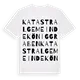 Katastralgemeinde Königgraben ordlek t-shirt
