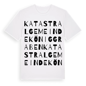 Katastralgemeinde Königgraben ordlek t-shirt – ekologisk bomull t-shirt från Pinshirt