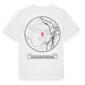 Katastralgemeinde Königgraben t-shirt – ekologisk bomull t-shirt från Pinshirt