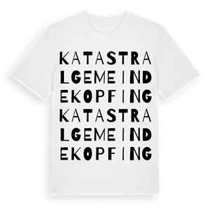 Katastralgemeinde Kopfing ordlek t-shirt – ekologisk bomull t-shirt från Pinshirt