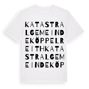 Katastralgemeinde Köppelreith ordlek t-shirt – ekologisk bomull t-shirt från Pinshirt