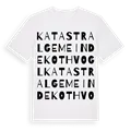 Katastralgemeinde Kothvogl ordlek t-shirt