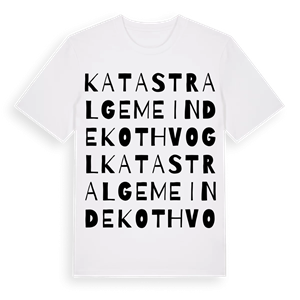 Katastralgemeinde Kothvogl ordlek t-shirt – ekologisk bomull t-shirt från Pinshirt
