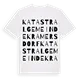 Katastralgemeinde Kramersdorf ordlek t-shirt