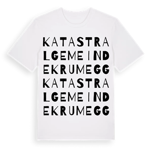 Katastralgemeinde Krumegg ordlek t-shirt – ekologisk bomull t-shirt från Pinshirt