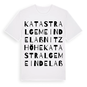 Katastralgemeinde Laßnitzhöhe ordlek t-shirt – ekologisk bomull t-shirt från Pinshirt