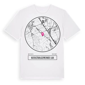 Katastralgemeinde Laa t-shirt – ekologisk bomull t-shirt från Pinshirt